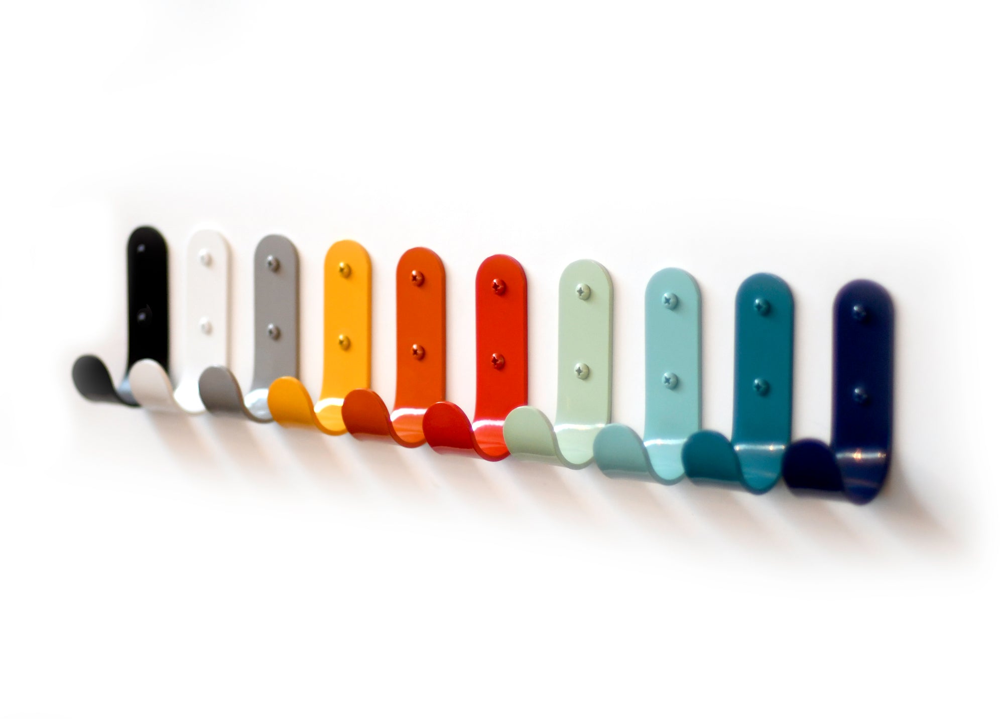 Modern J Hook- Steel Wall Hook, Coat Hook, Utility Hook