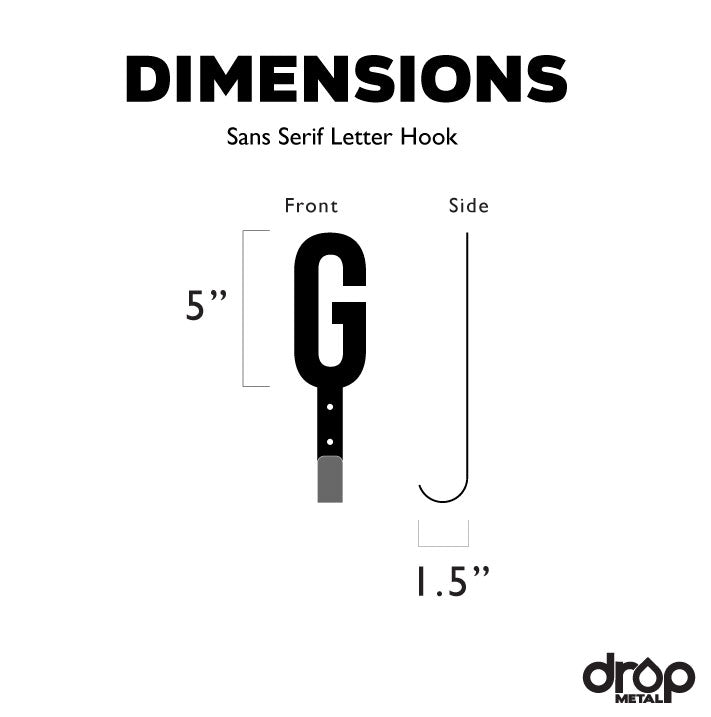 San Serif Wall Hook