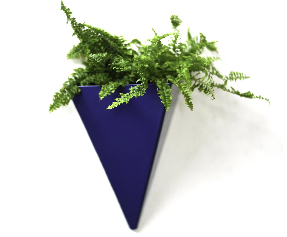 Large Isosceles Planter. Geometric Hanging Wall Planter