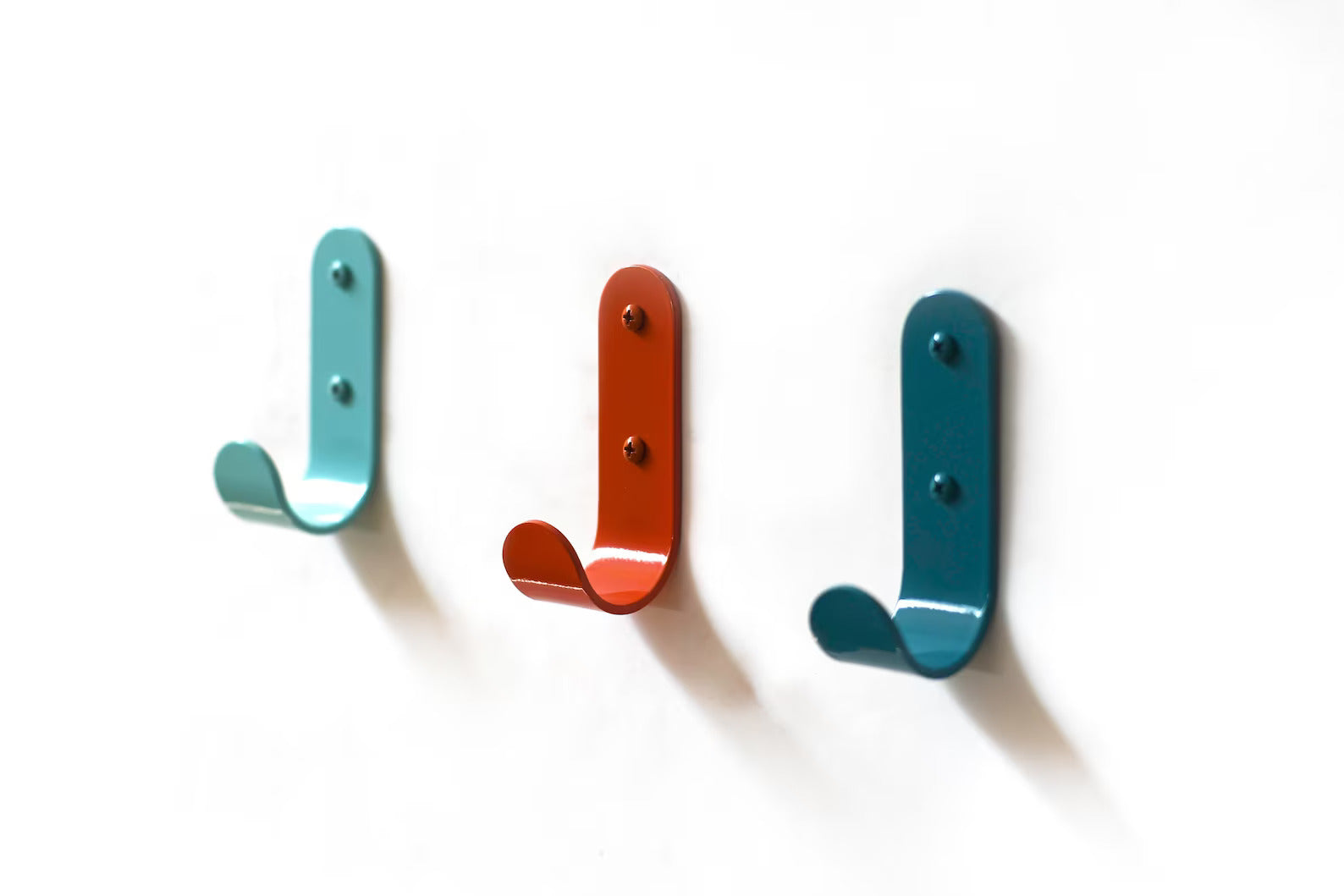 Modern J Hook- Steel Wall Hook, Coat Hook, Utility Hook
