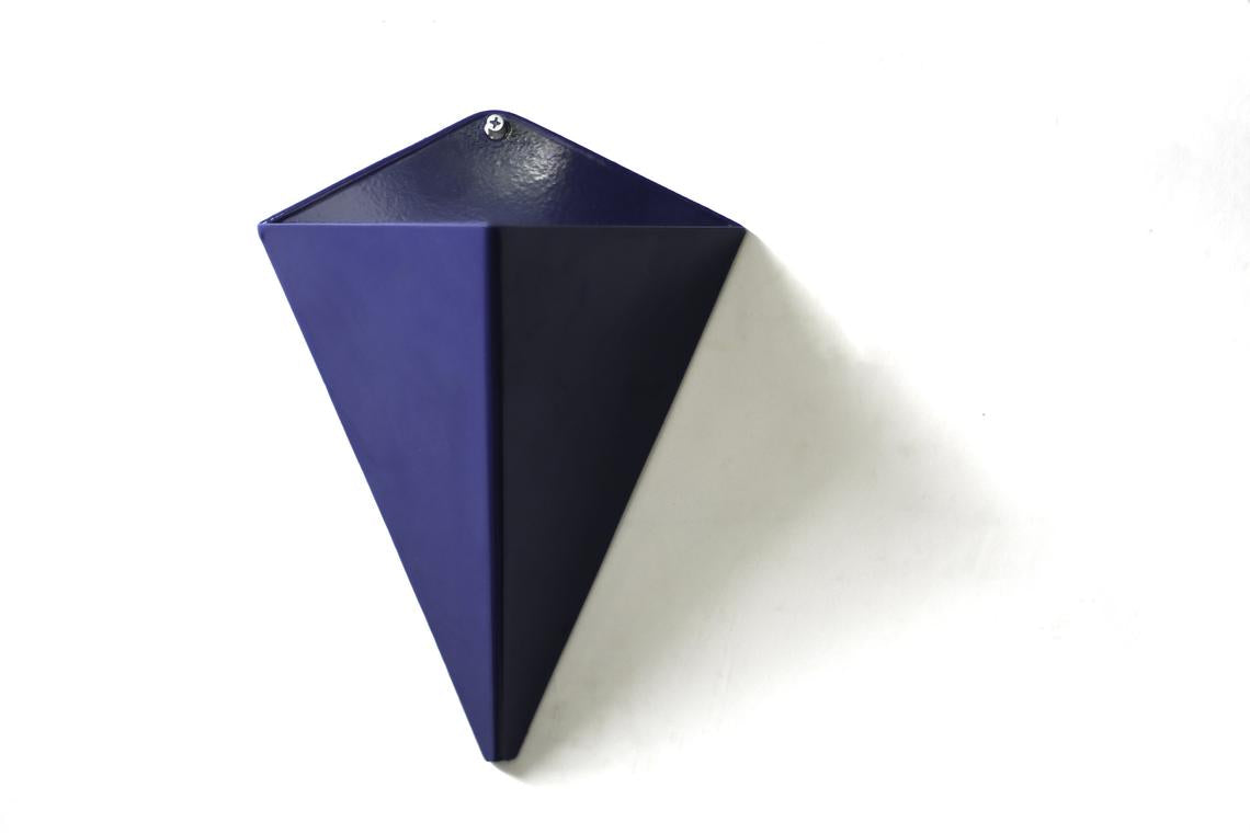 large geometric hanging planter Large Isosceles Planter. Geometric Hanging Wall Planter