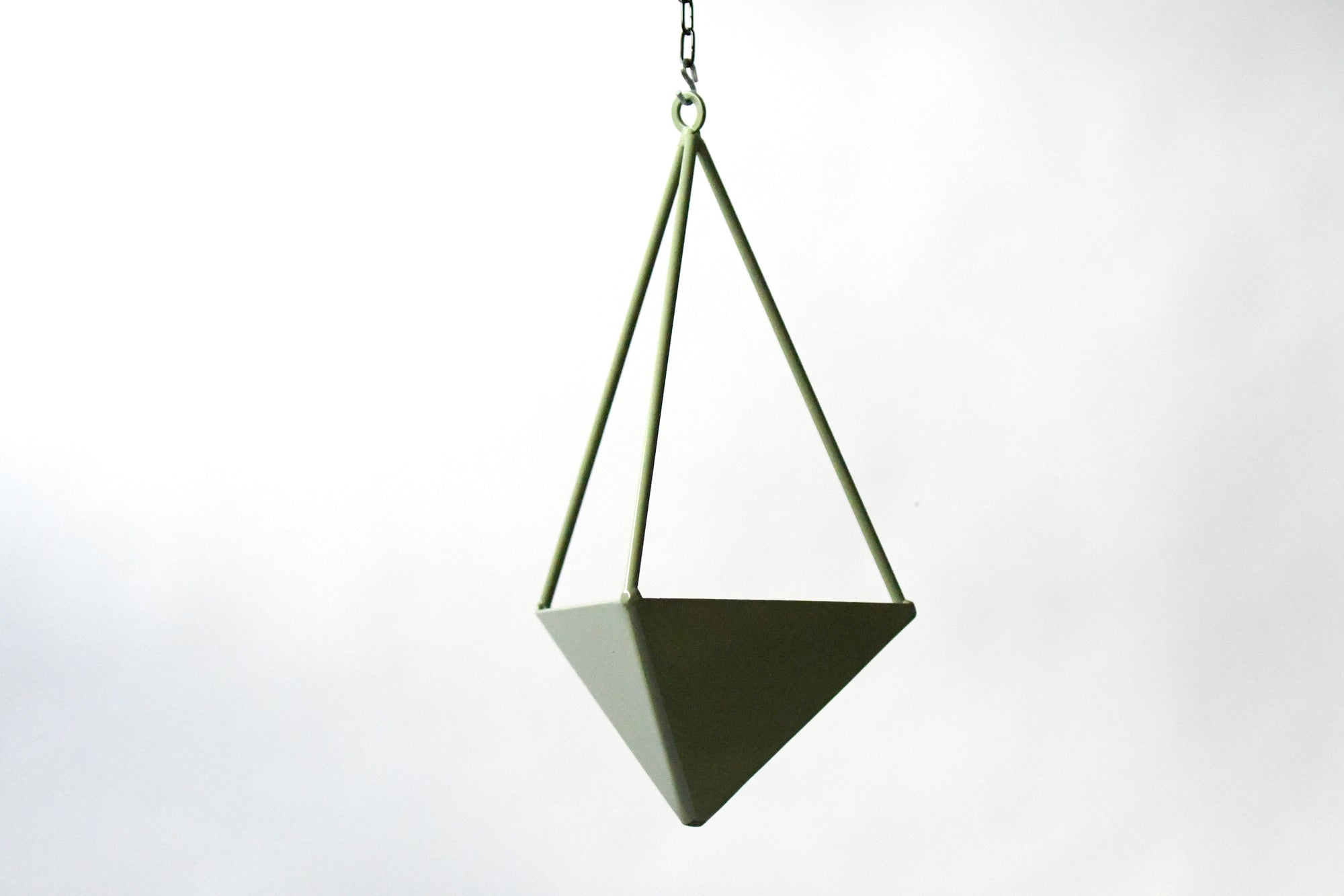 hanging planter geometric Pyramid Planter. Geometric Hanging Wall Planter